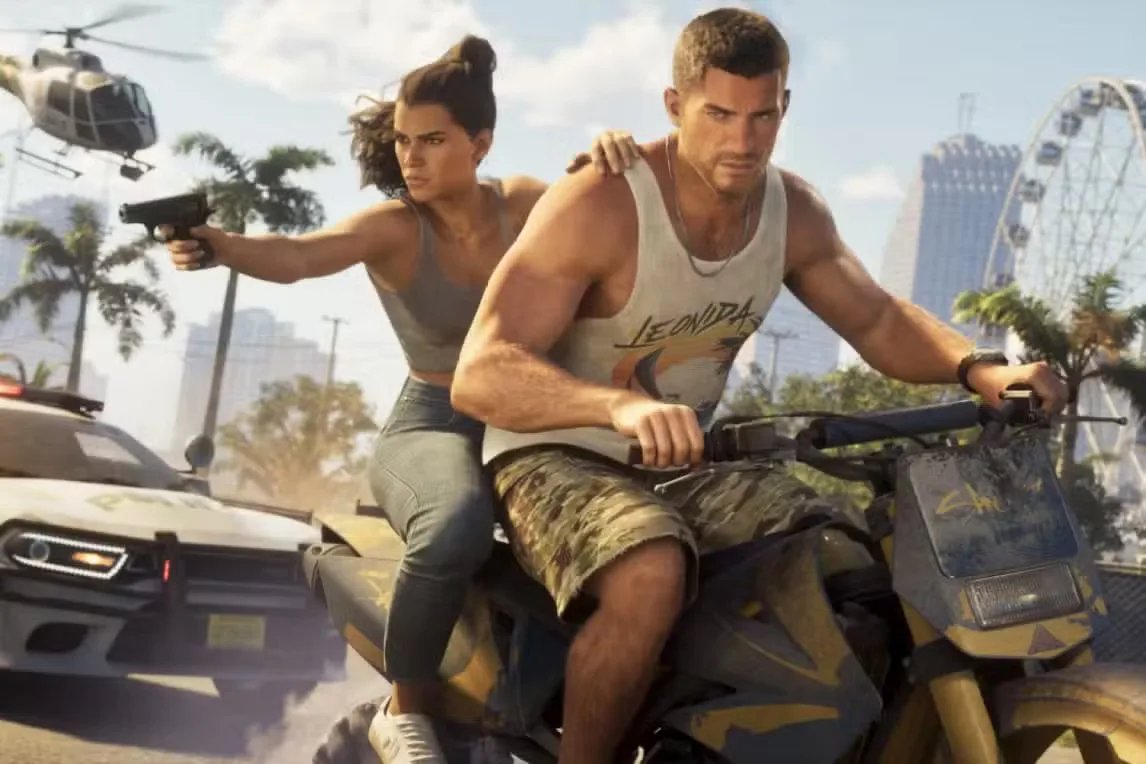 Grand Theft Auto 6 - couple on motorcycle