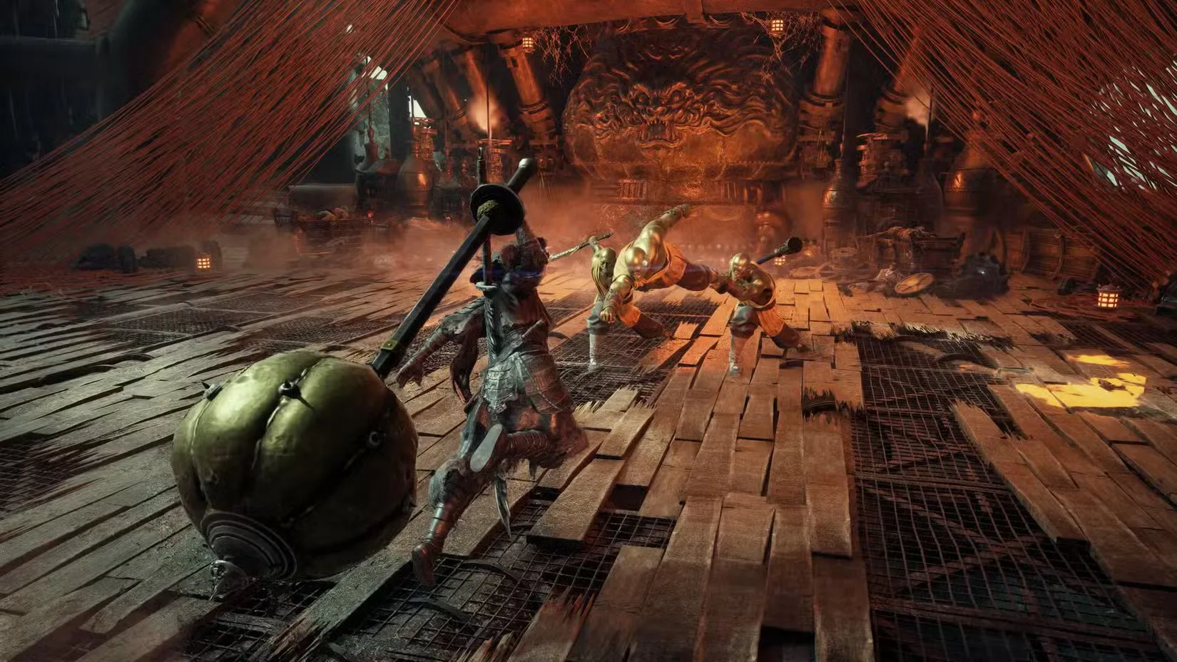 Soul wields a big hammer in Phantom Blade Zero