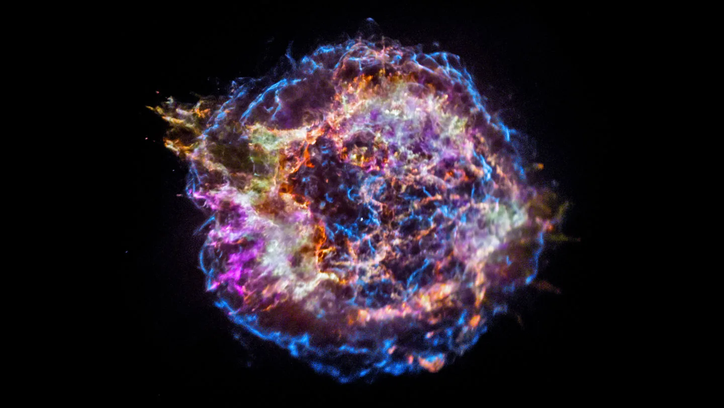 A picture of a supernova remnant