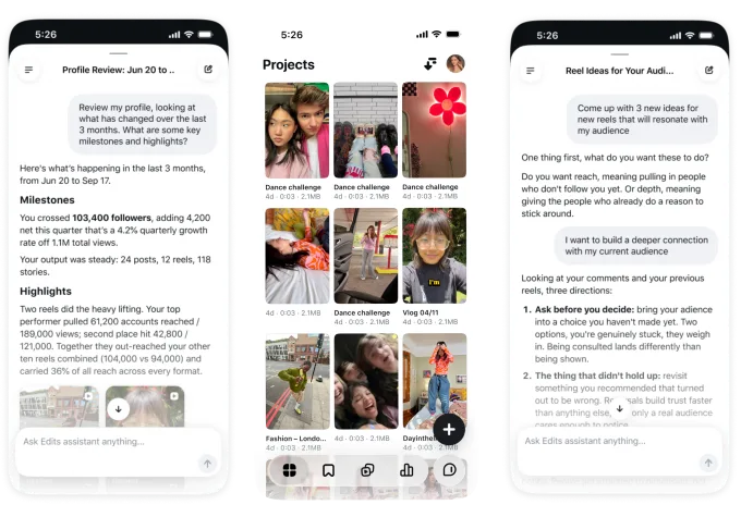 Instagram rolls out an AI video assistant for creators