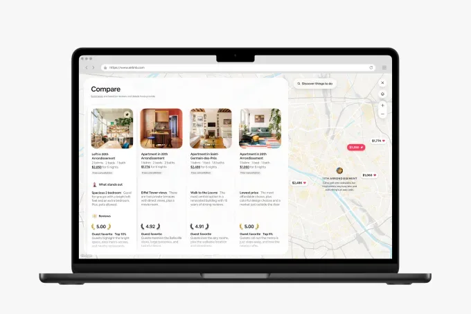 Airbnb adds AI search, more social features