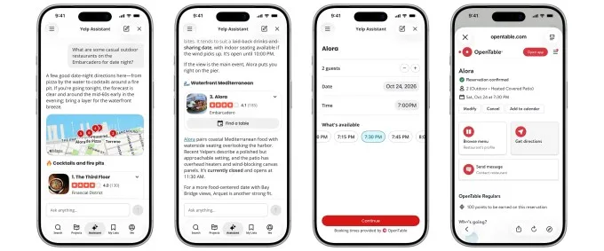 Yelp can now call on your behalf to check wait times at a restaurant
