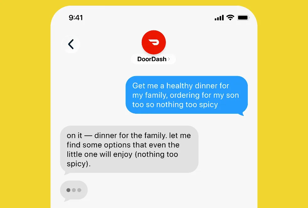 DoorDash launches an AI agent you can text to order food