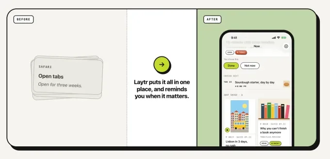Laytr’s new app lets you save anything you find online, not just articles to read