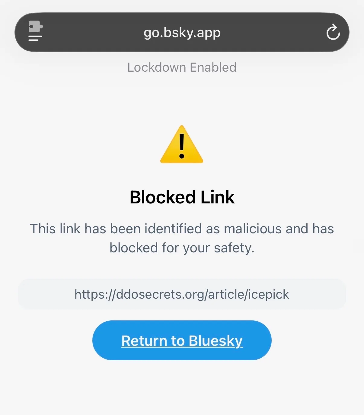 Bluesky blocks links to leaked DHS employee data as government seeks takedowns