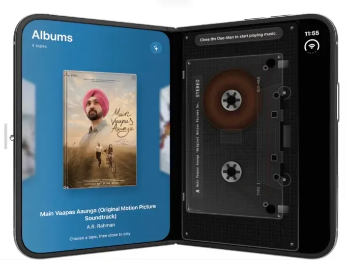 The iPhone Duo may already have its first killer app: a virtual Walkman