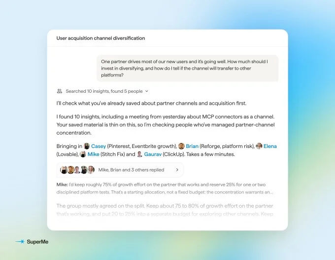SuperMe raises $20M for its network of AI expert profiles